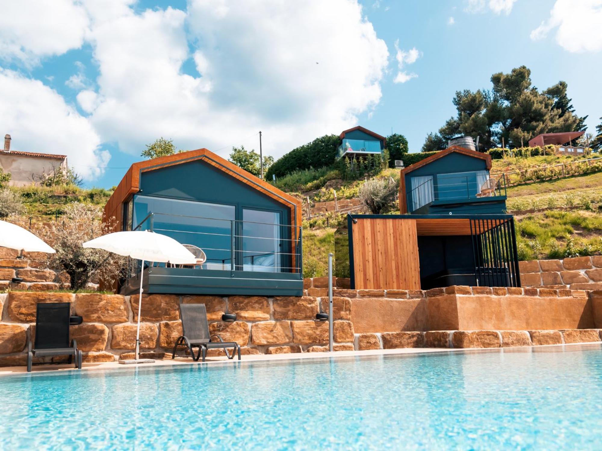 Wine Paradise - Glamping Resort Марезиге Екстер'єр фото
